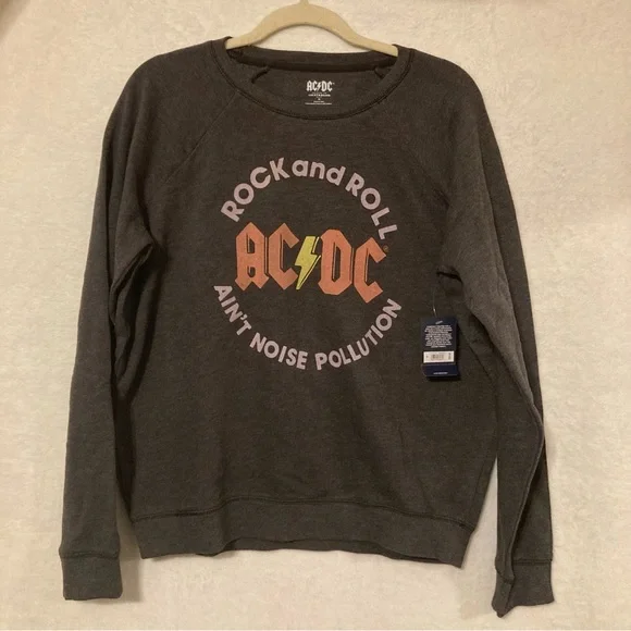 NWT Lucky Brand ACDC Crewneck Sweatshirt! - Picture 1 of 6